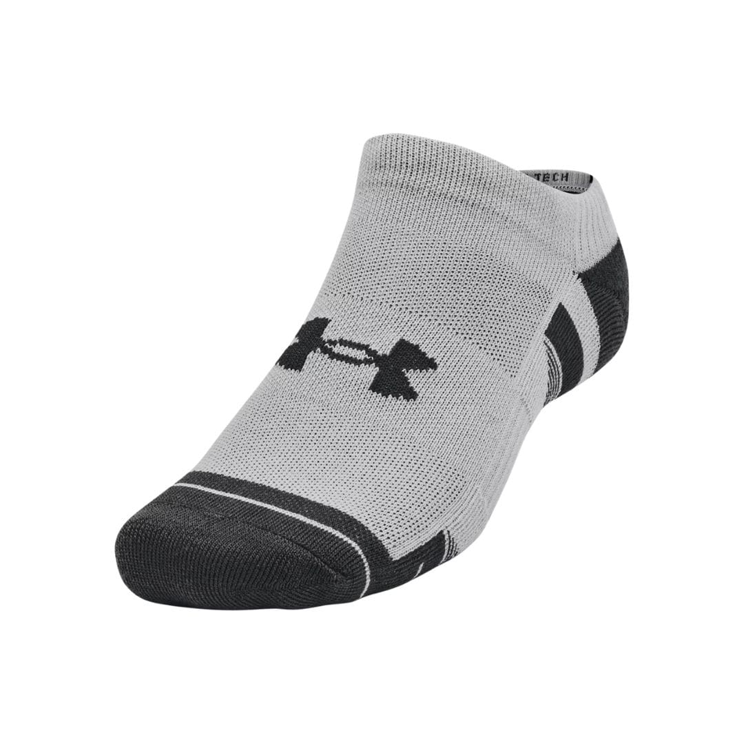 Alliko Performance Tech 3-Pack No-Show Socks – White, Grey & Black - Image 2