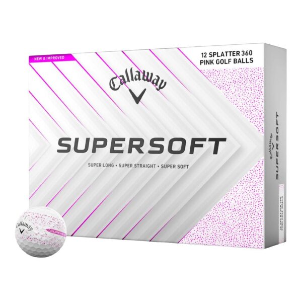 Alliko SoftFeel 360 Pink Golf Balls – Enhanced Alignment & Distance